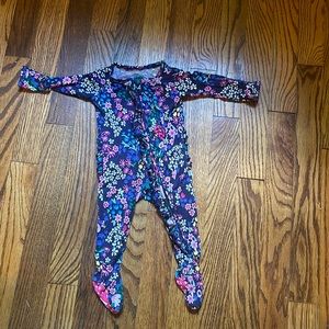 Posh Peanut Floral Zippie Newborn EUC Bamboo